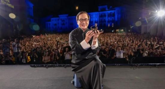 Jackie Chan Receives Career Leopard award